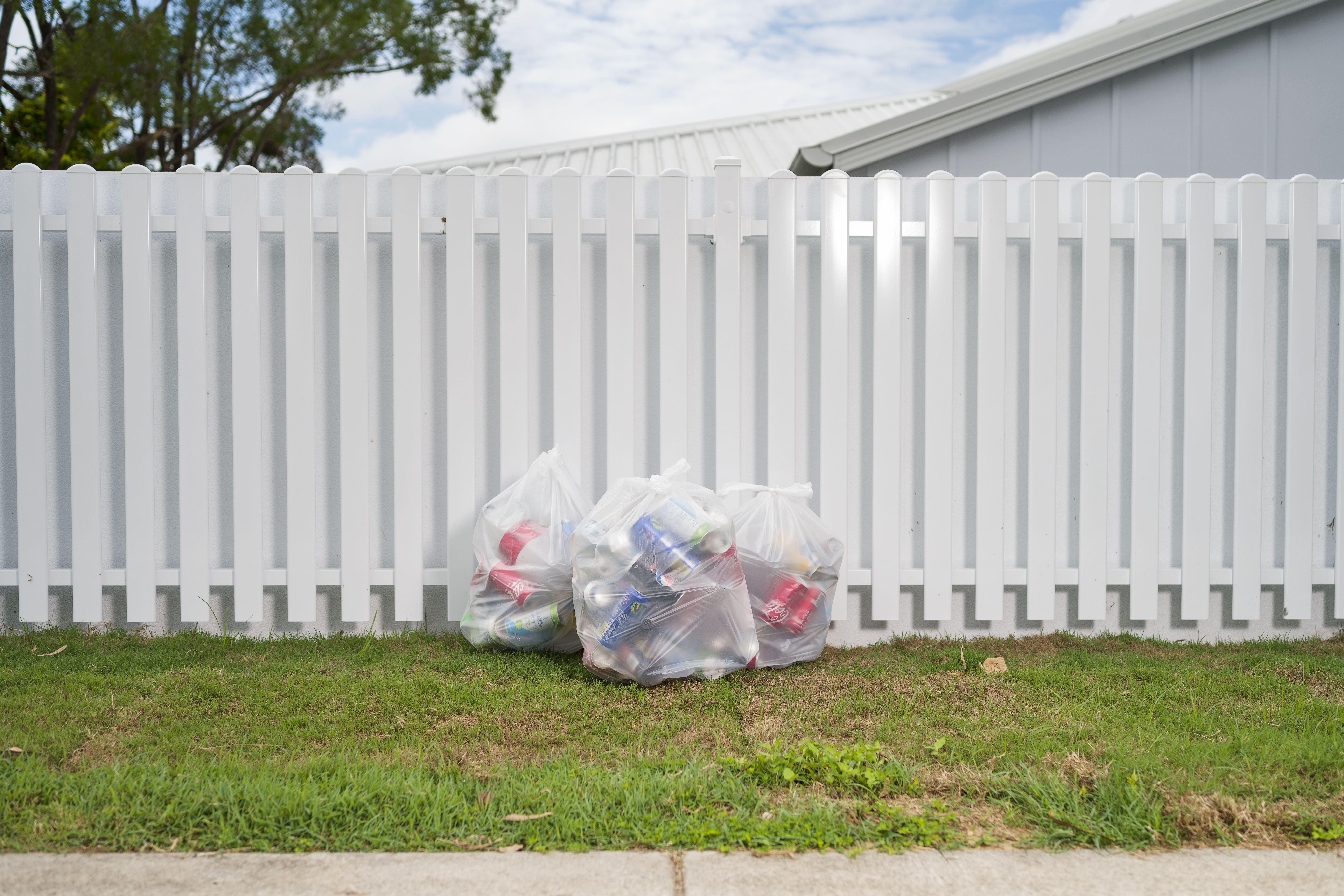 Containers for 2025 change orange bags